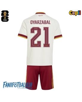 Spania Mikel Oyarzabal #21 Echipament de Fotbal Replică Mondial 2026 Copii Deplasare (+ Șorturi)